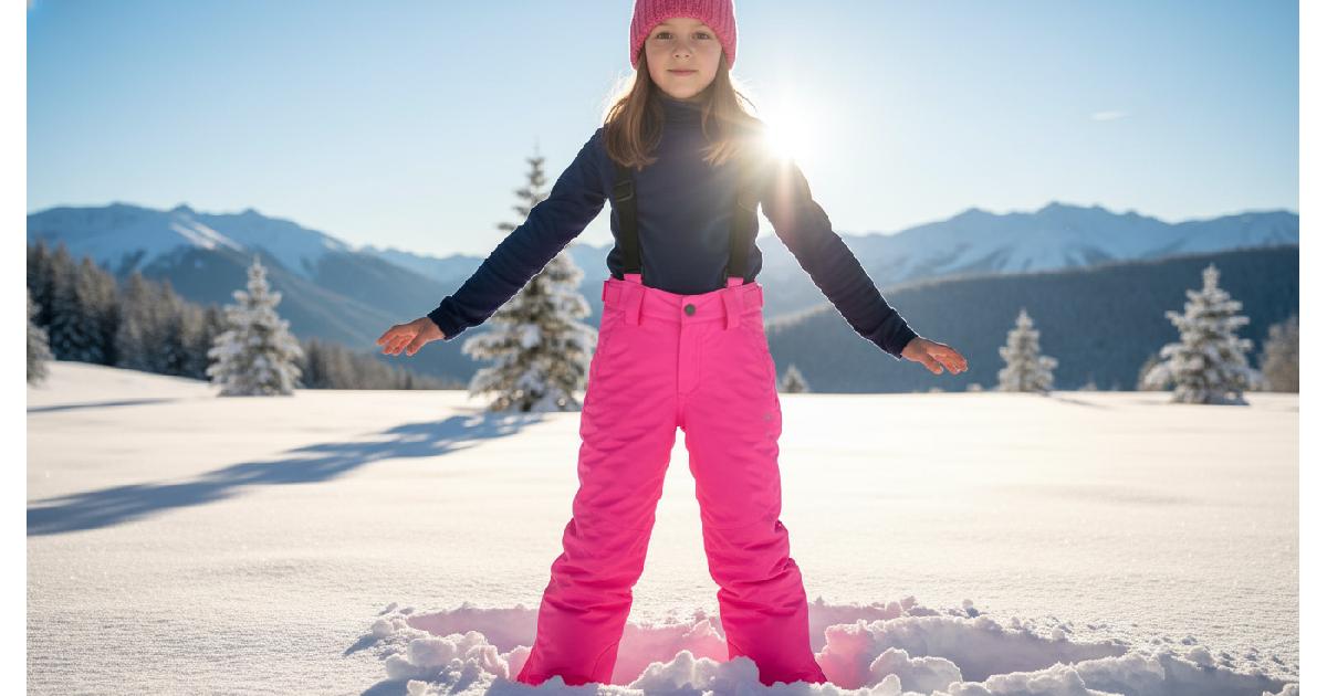 Dívčí lyžařské kalhoty a oteplováky na zimu